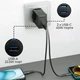 Сетевое зарядное устройство Promate PowerPort-45W, 2хUSB-C PD, USB-A Black (powerport-45.black) - изображение 4