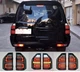 Задние фары альтернативная тюнинг оптика фонари LED на Mitsubishi Pajero 3 черная 99-06 Митсубиси Паджеро L3064 - изображение 2