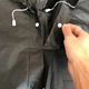 Плащ дождевик с капюшоном для взрослых Black водонепроницаемое пончо для мужчин /женщин с защитой от дождя и ветра, черный (103301059) - изображение 8