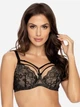 Бюстгальтер с косточками кружевной Orhideja 125-438 90G Черный/Бежевый (4381250479126) - изображение 1
