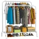 Двойная стойка вешалка для одежды и обуви Smart Loft Master Rack стальная с полкой White - изображение 1