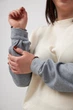 Світшот двокольоровий Wear me S Сірий (9_24_161_10160) - зображення 3