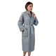 Женский вафельный халат Luxyart Кимоно L (50-52) 100% хлопок Серый (LS-3375) - изображение 1
