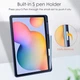 Чохол TPUCristal SlimTPU Spen holder для Samsung Tab S6 lite P610 P615 P613 P619 Синій - изображение 4