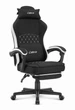 Геймерське крісло Cabro C503 BLACK WHITE - изображение 1