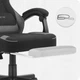 Ігрове крісло CABRO C504 FABRIC чорно-сіре - изображение 9