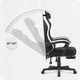 Геймерське крісло Cabro C503 BLACK WHITE - изображение 9