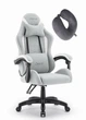 Ігрове крісло CABRO C500 Fabric Grey white сірий - білий - изображение 1