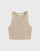 Майка H&M Ж1116001 (10492515) колір бежевий S - зображення 1