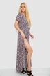 Сарафан із принтом на запах, колір різноколір, 241R180, L-XL - зображення 3