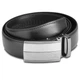 Ремень мужской кожаный Semi Line Black (P8235-0 M) - изображение 1