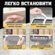 Органайзер подвесной для хранения специй SPICE RACK 378 набор 6 баночек прозрачных с крышкой для приправ - изображение 4