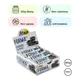 Forma Bar - 12x60g Cookies and Cream протеїнові батончики Forma Bar зі смаком печива з кремом для перекусу, білка та відновлення - изображение 5
