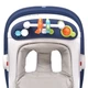 Ходунки M 5032L-4 Bambi Синий, музыка, свет, стопор, силиконовые колёса 4шт, 2 полипроп. колеса, кож.сидение (6903317628025) - изображение 4