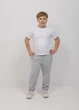 Детский спортивный костюм с вышивкой oversize Серый 92/98 Malwel 33302 - изображение 5