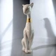 Статуэтка Кошка керамическая белая 27,5х7,5х9 см (36003A) - изображение 1