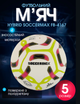 М'яч футбольний №5 PU ламінований гібридне прошиття HYBRID SOCCERMAX FB-4167 (PU, білий) - изображение 1