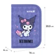Пенал без наполнения Kite Kuromi 621 HK-2, 1 отделение, 1 отворот (HK25-621-2) - изображение 4