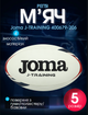 М'яч для регбі ручне зшивання Joma J-TRAINING 400679-206 (гума, поліестер, бавовна, №5, біло-синьо-червоний) - изображение 1