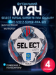 М'яч футзальний PU термосклеювання №4 SELECT FUTSAL SUPER TB (FIFA QUALITY) PRO V22 Z-SUPER-FIFA-WR (PU, біло-червоний) - изображение 1