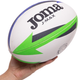М'яч для регбі ручне зшивання Joma J-MAX 400680-217 (гума, поліестер, бавовна, №4, біло-синьо-зелений) - изображение 7