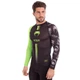 Рашгард мужской с длинным рукавом Venum Logos 8128 размер XL (48-50) Black-Green - изображение 2