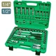 Набір інструментів 1/4" і 1/2" 108 одиниць (12-ти гранний) TOPTUL GCAI108R1 - зображення 2