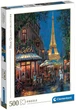Пазли Clementoni High Quality Collection - Вечірнє кафе біля вежі Ейфеля / Artlicensing / 500 елементів (35571) - зображення 1