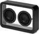 Портативна бездротова колонка Gingko з Bluetooth, з підсвічуванням, басом та USB-C зарядкою, Прозоро-Чорна - зображення 1