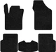 Ворсовые коврики EVAtech Standard в салон авто для Fiat Stilo 2001-2008 1 поколение Htb EU Черный кант (FT21977CV5VEB) - изображение 1