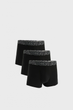 Труси боксери (3 шт) Under Armour Underwear Boxers UA PERFORMANCE COTTON - SOLID 3 3 S Чорний 1383891-001 - изображение 1