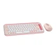 Комплект бездротовий (клавіатура, миша) Logitech Pop Icon Combo Rose (920-013142) Рожевий - изображение 2