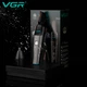 Аккумуляторный триммер для бровей, носа и ушей с USB и LED-дисплеем VGR V-603 Pro Черный - изображение 8