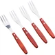 Набор вилок для стейков Bergner BBQ Lovers 4 шт (BG-40200-MM) - изображение 2