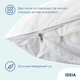 Подушка для сну Super Soft Premium 50х70 см IDEIA штучний пух антиалергенна м'яка бавовна чохол - зображення 4