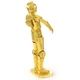 Металлический 3D конструктор "Дроид Star Wars Gold C-3PO", Metal Earth, MMS270 - изображение 5