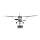 Металлический 3D конструктор "Самолет Cessna 172", Metal Earth, MMS045 - изображение 2