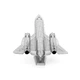 Металлический 3D конструктор "Самолет SR71 Blackbird", Metal Earth, MMS062 - изображение 4