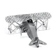 Металлический 3D конструктор "Истребитель Fokker D.VII", Metal Earth, MMS005 - изображение 6