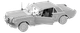 Металлический 3D конструктор "Автомобиль 1965 Ford Mustang" - изображение 1