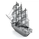 Металлический 3D конструктор "Пиратский корабль Black Pearl" - изображение 4
