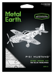 Metalowy konstruktor 3D Fascinations Metal Earth Myśliwiec P-51 Mustang MMS003 (032309010039) - obraz 6