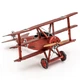 Металлический 3D конструктор Metal Earth "Самолет Fokker Dr. I Triplane" (MMS210) - изображение 6
