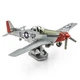 Металлический 3D конструктор "Mustang P51D "Sweet Arlene"" - изображение 6