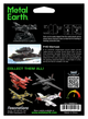 Металевий 3D конструктор "Винищувач P-40 Warhawk", Metal Earth, MMS213 - зображення 8