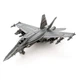 Металлический 3D конструктор Metal Earth "Истребитель-бомбардировщик F/A-18 Super Hornet" (MMS459) - изображение 2