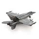 Металлический 3D конструктор Metal Earth "Истребитель-бомбардировщик F/A-18 Super Hornet" (MMS459) - изображение 5