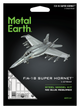 Металлический 3D конструктор Metal Earth "Истребитель-бомбардировщик F/A-18 Super Hornet" (MMS459) - изображение 10