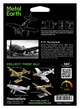 Металлический 3D конструктор "Истребитель P-47 Thunderbolt", Metal Earth, ME1002 - изображение 8