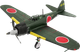 Металевий 3D конструктор "Японський винищувач Mitsubishi Zero" - зображення 1